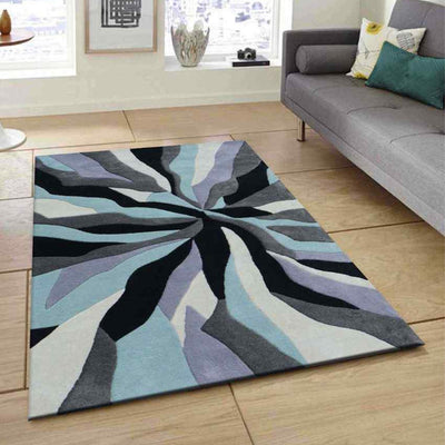 Colorful Broken Ice Hand Tufted Wool Carpet