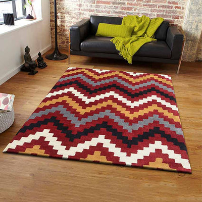 Red Mountain Hand Tufted Wool Carpet