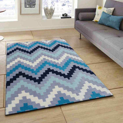 Blue Mountain Hand Tufted Wool Carpet