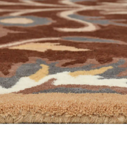 Nic Brown Traditional Hand Tufted Wool Carpet