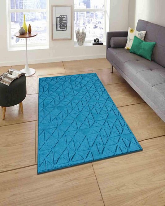 Geometric Beige Hand Tufted Wool Carpet