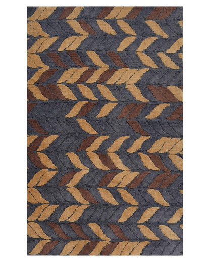 Abstract Innovative Brown Polyester Carpet