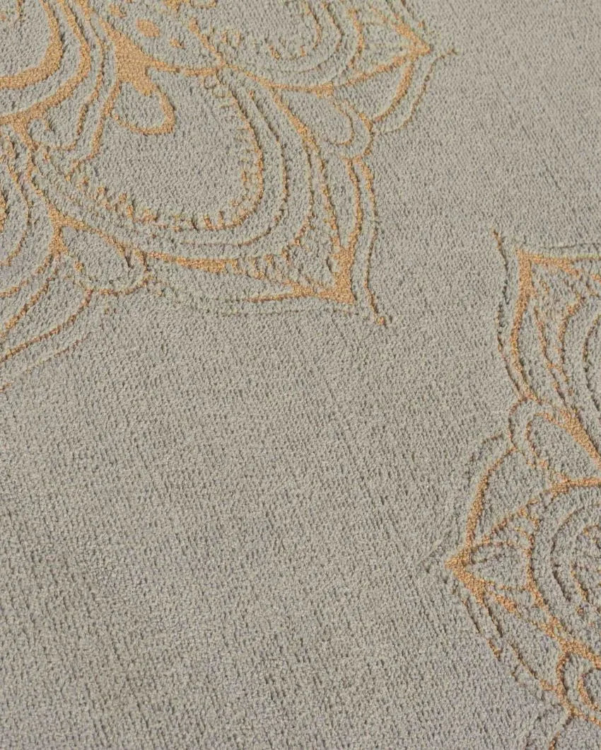 Motif Gold Polyester Carpet