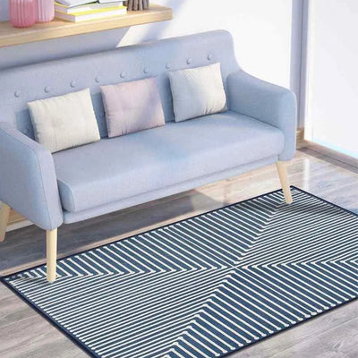 Geometric Washable Polyester Carpet | 6 x 4 Feet