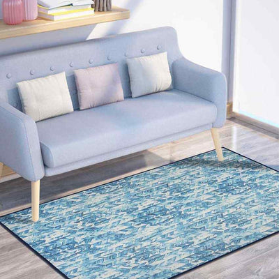 Abstract Washable Polyester Carpet | 6 x 4 Feet