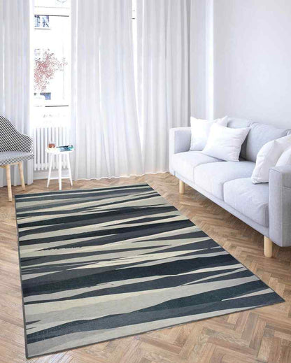 Sword Mark Washable Polyester Carpet | 6 X 4 Ft Grey
