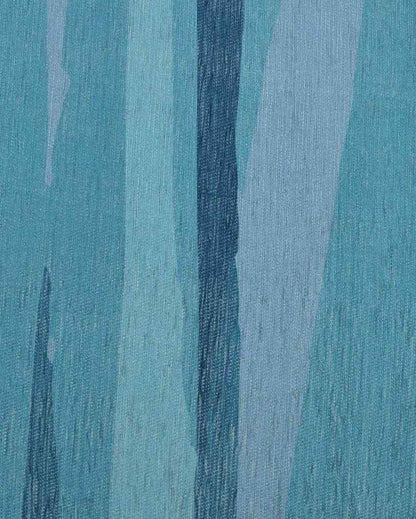 Sword Mark Washable Polyester Carpet | 6 X 4 Ft Blue