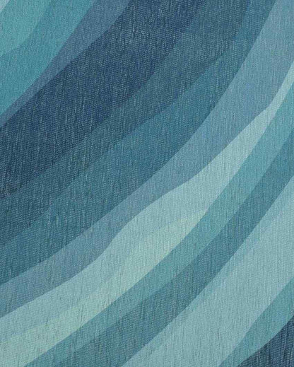 Blue Sand Washable Polyester Carpet | 6 X 4 Ft