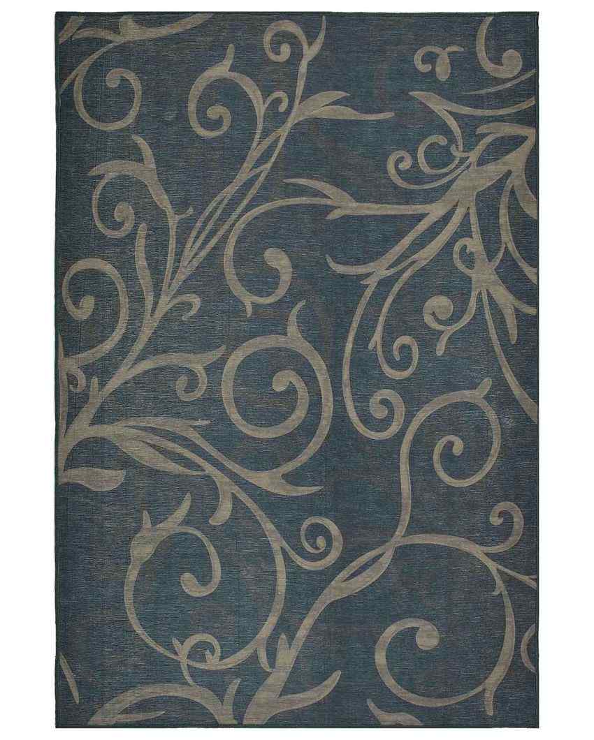 Antique Washable Polyester Carpet | 6 X 4 Ft Grey