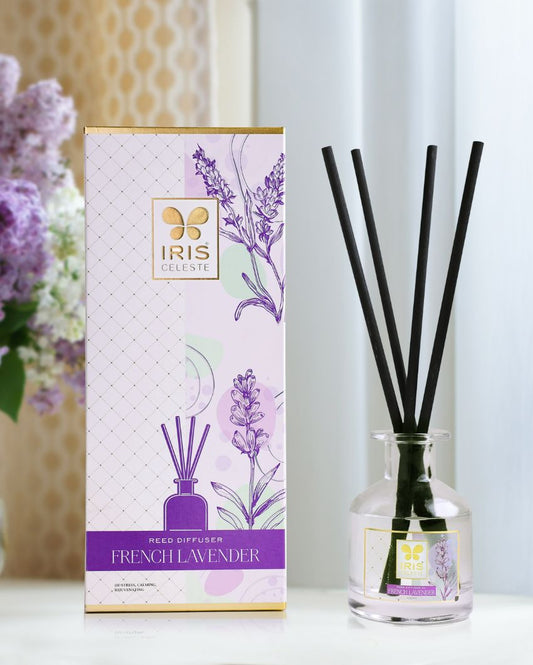 Celeste French Lavender Reed Diffuser With 4N Reed Sticks | 1N Diffuser Oil