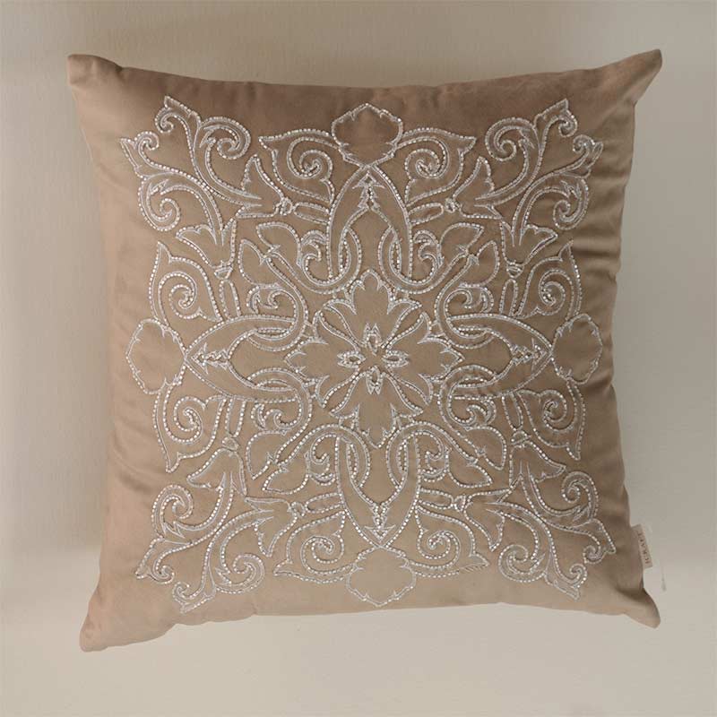 Aarya Cushion Cover | Multiple Colors Beige