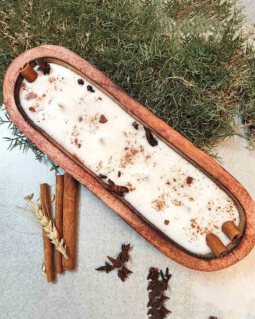 Bathtub Shaped Handmade Aromatic Soy Wax Candle | 12 x 4 x 2 inches