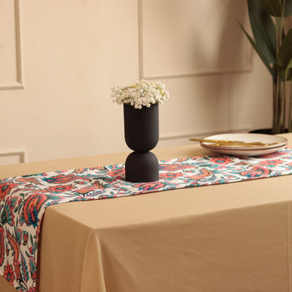 Multiclor Bright Traditional Floral Print Table Runner | 72 X 12 Inches Default Title