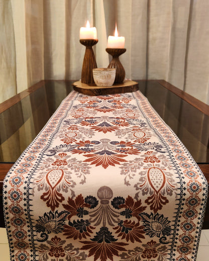 Heritage Elegance Table Runner With Traditional Indian Motifs | 72 X 12 inches