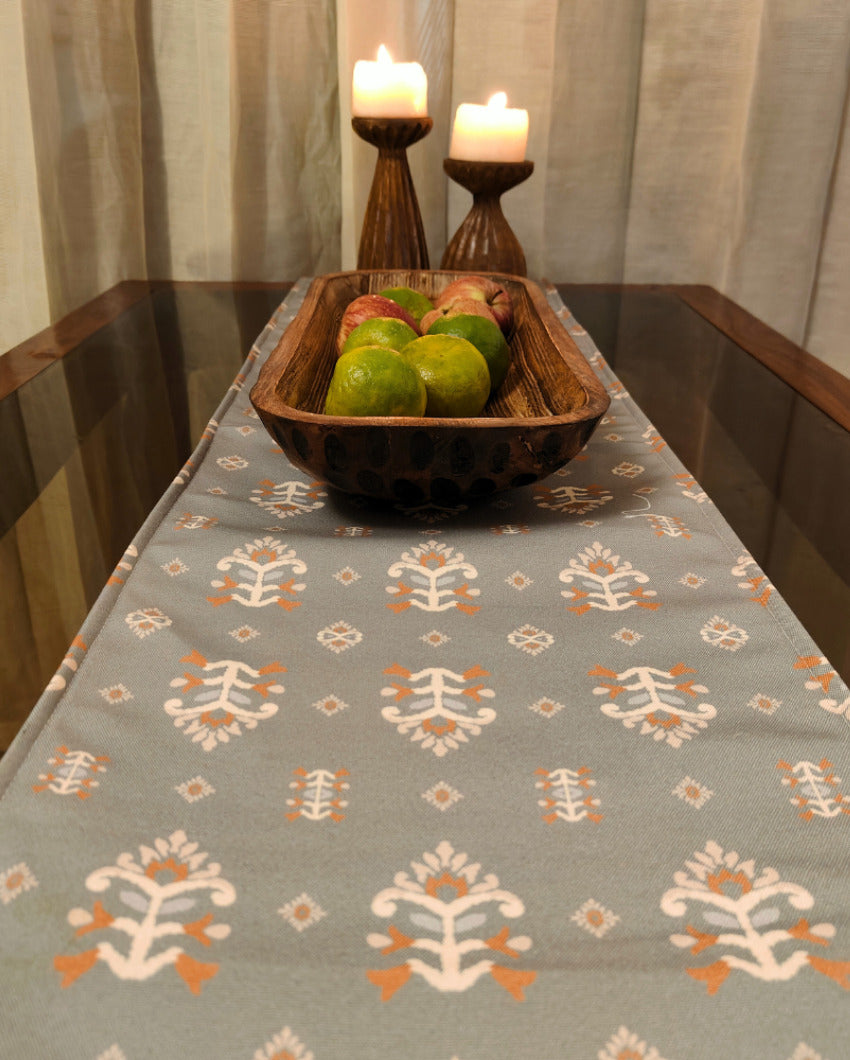 Cultural Grace Table Runner In Indian Style | 72 X 12 inches