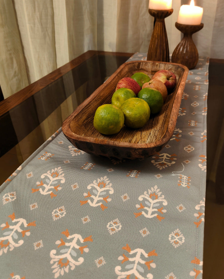 Cultural Grace Table Runner In Indian Style | 72 X 12 inches