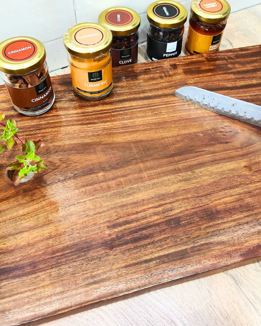 Premium Handmade Sheesham Wood Chopping Board | 18 x 12 inches