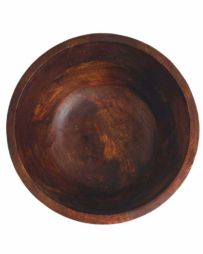 Stylish Mango Wood Serving Bowl | 8 x 5 inches