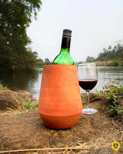 Igloo Terracotta Portable Wine Chiller | 6 x 6 x 7 inches