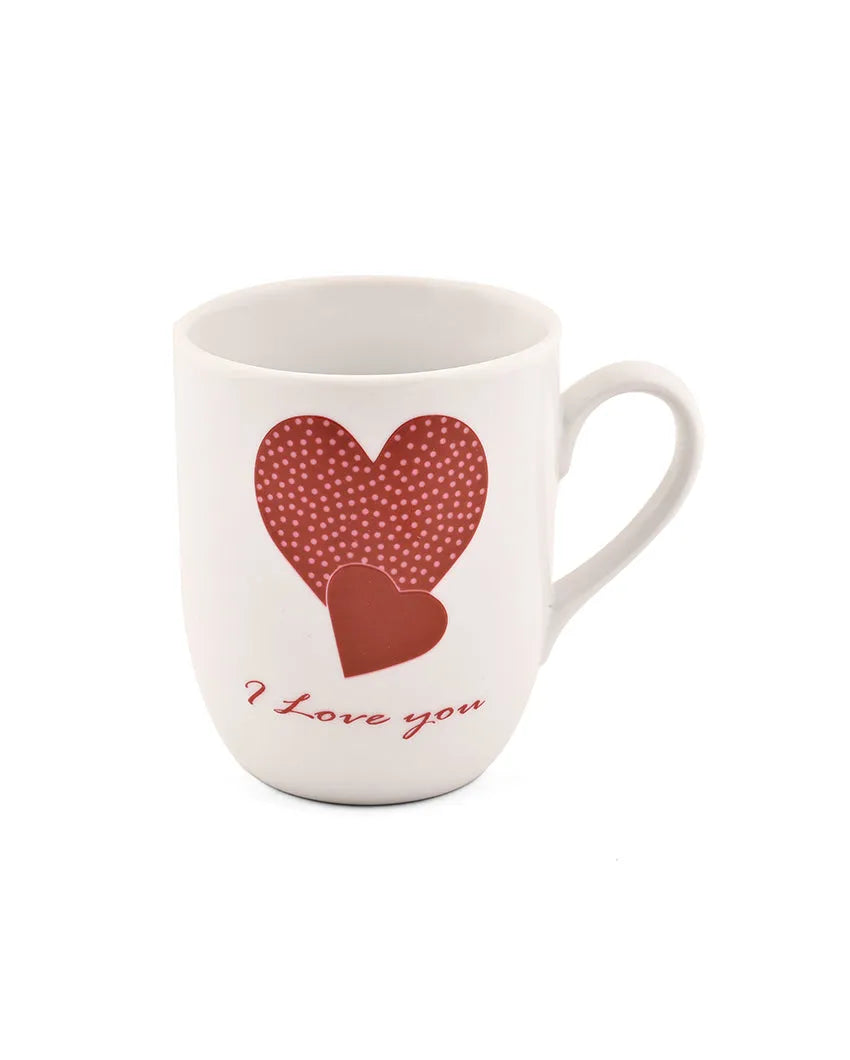 I Love You Porcelain Coffee Mugs | Set of 2