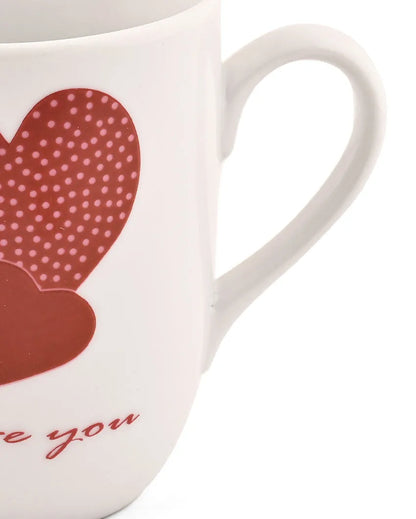 I Love You Porcelain Coffee Mugs | Set of 2