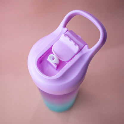 Pastel Sipper Bottle With Straw