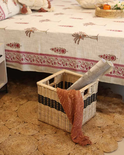 Square Cane Storage Baskets