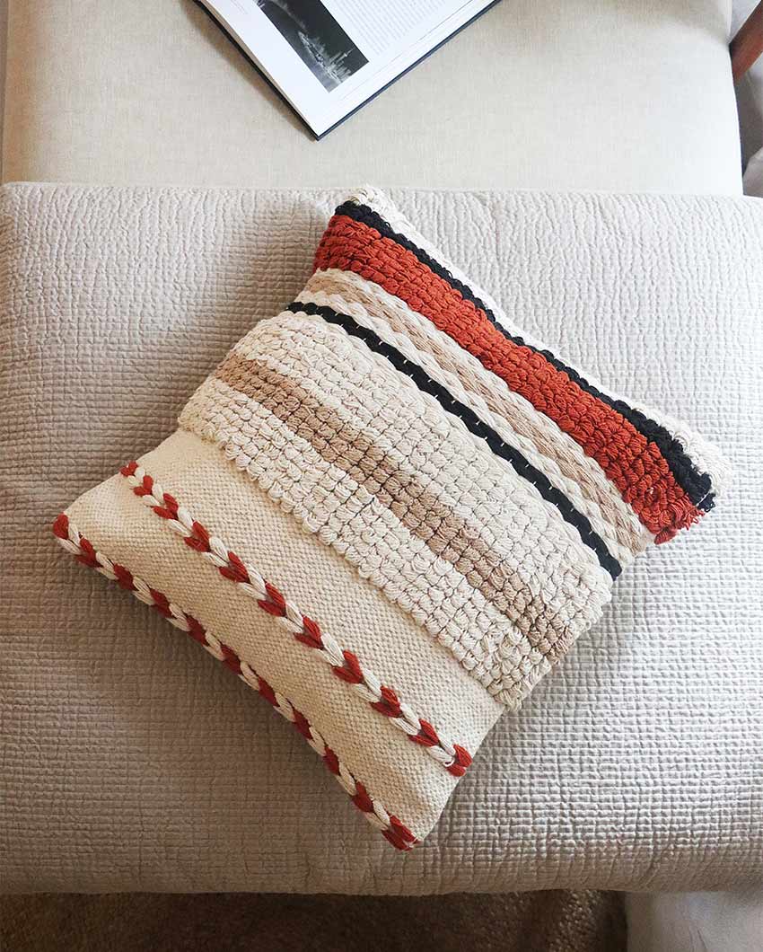 Spread Across Cotton Cushion Cover | 18 x 18 inches