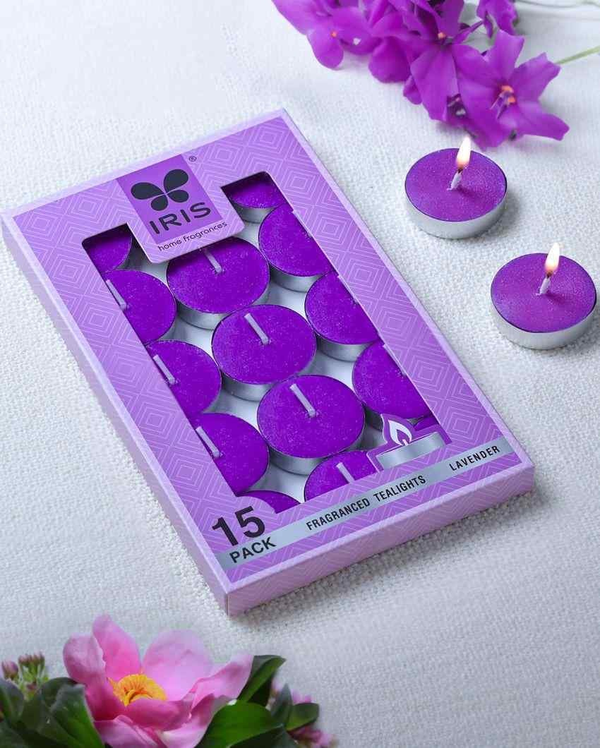 Iris Homefragrances Tealights| 9G Each | Set Of 4 Lavender