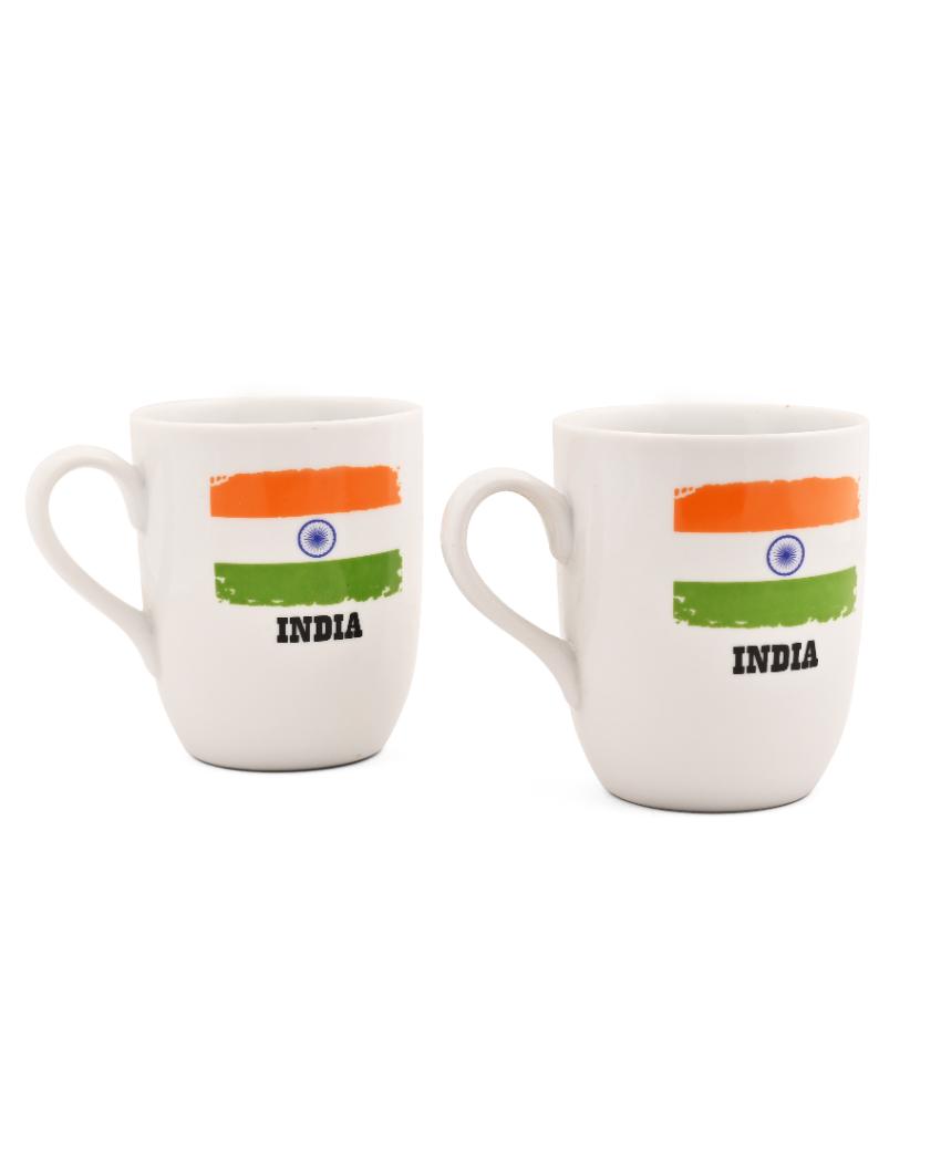 India Porcelain Coffee Mugs | Set Of 2