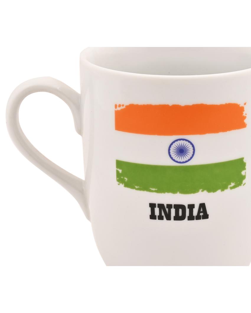 India Porcelain Coffee Mugs | Set Of 2