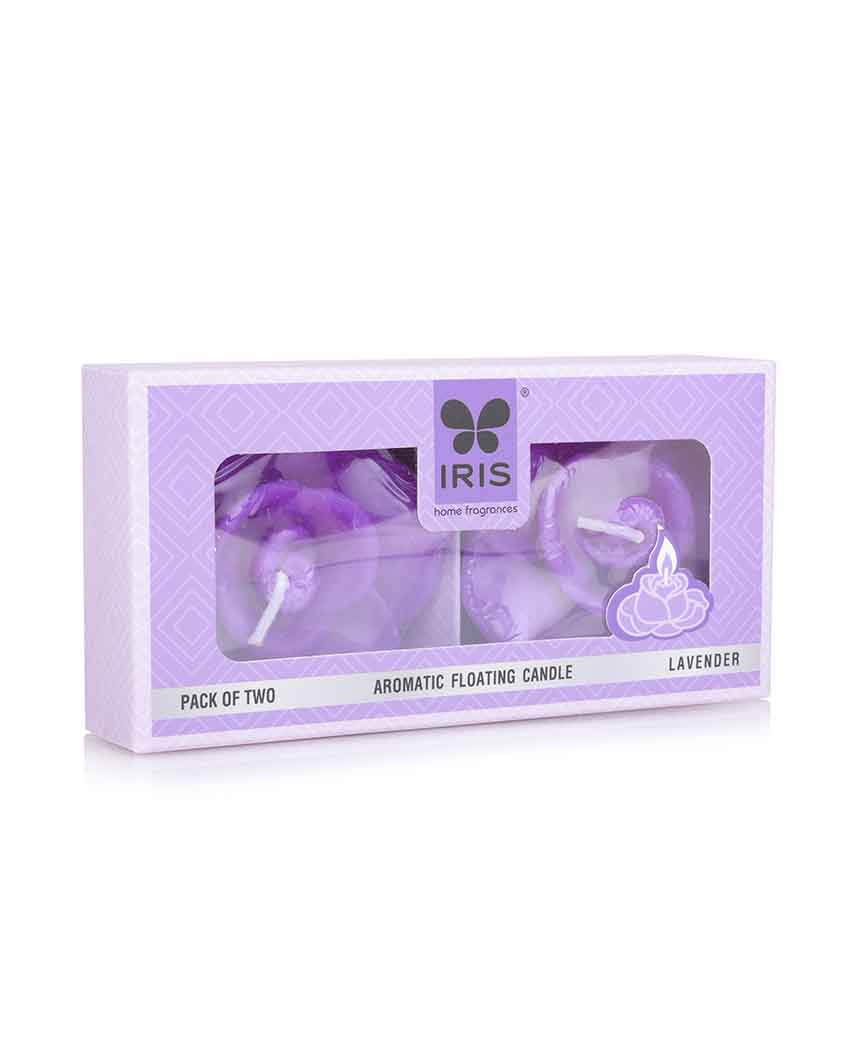 Iris Homefragrances Aromatic Floating Candles | 40G | Set Of 8 Lavender