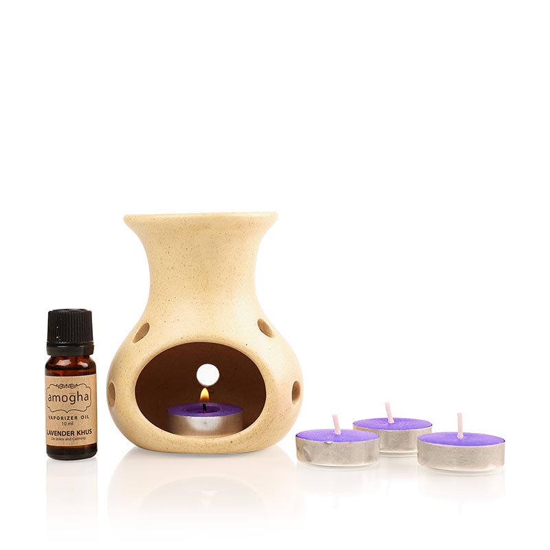 Leon Vaporizer Oil | 4 Tealights | Multiple Fragrances Lavender Khus