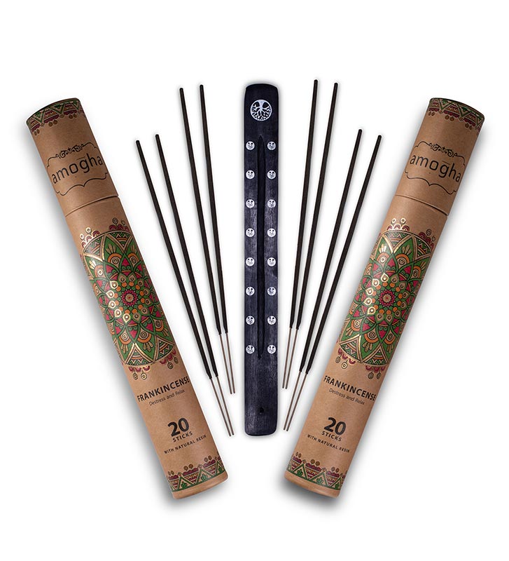Lucia Amogha Masala Incense Sticks | Pack Of 2 | Multiple Fragrances Frankincense