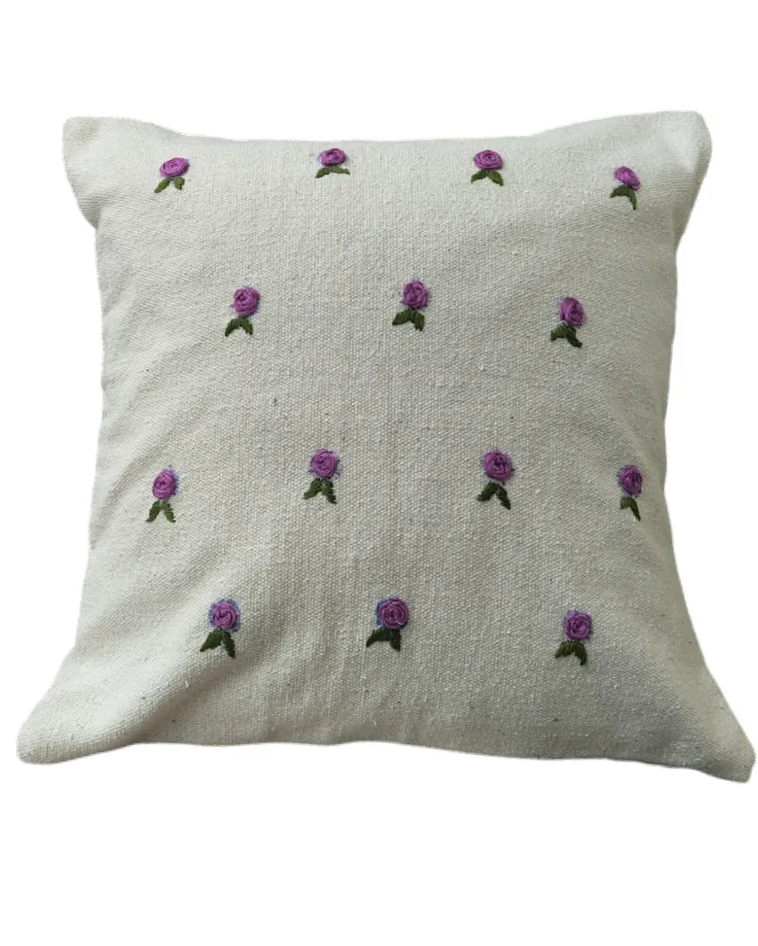 Armonia Decorative Hand Made Cotton Cushion Cover Purple