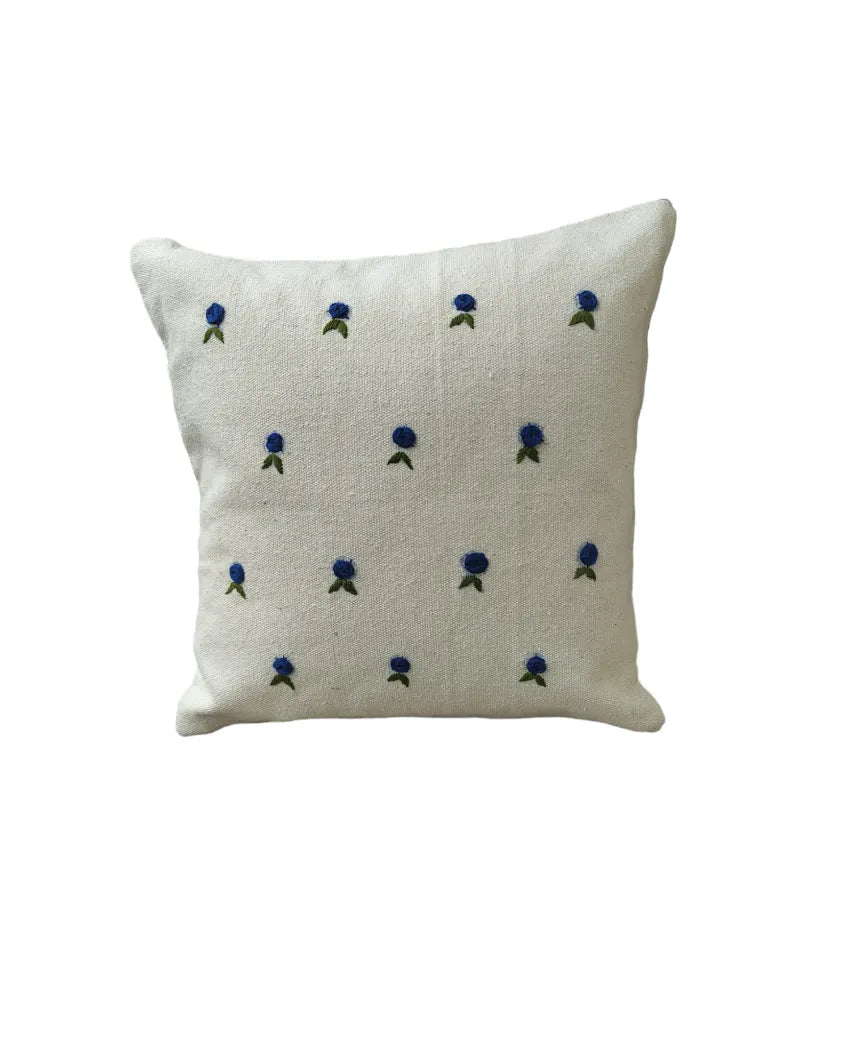 Armonia Decorative Hand Made Cotton Cushion Cover Blue