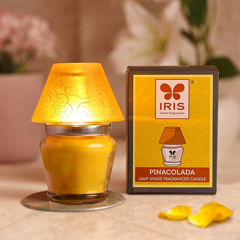 Marcus  Fragrances Mandarin Lamp Shade Candle | Multiple Colors Yellow