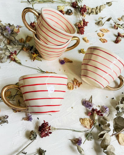 Waldo Ceramic Cups | Set Of 4