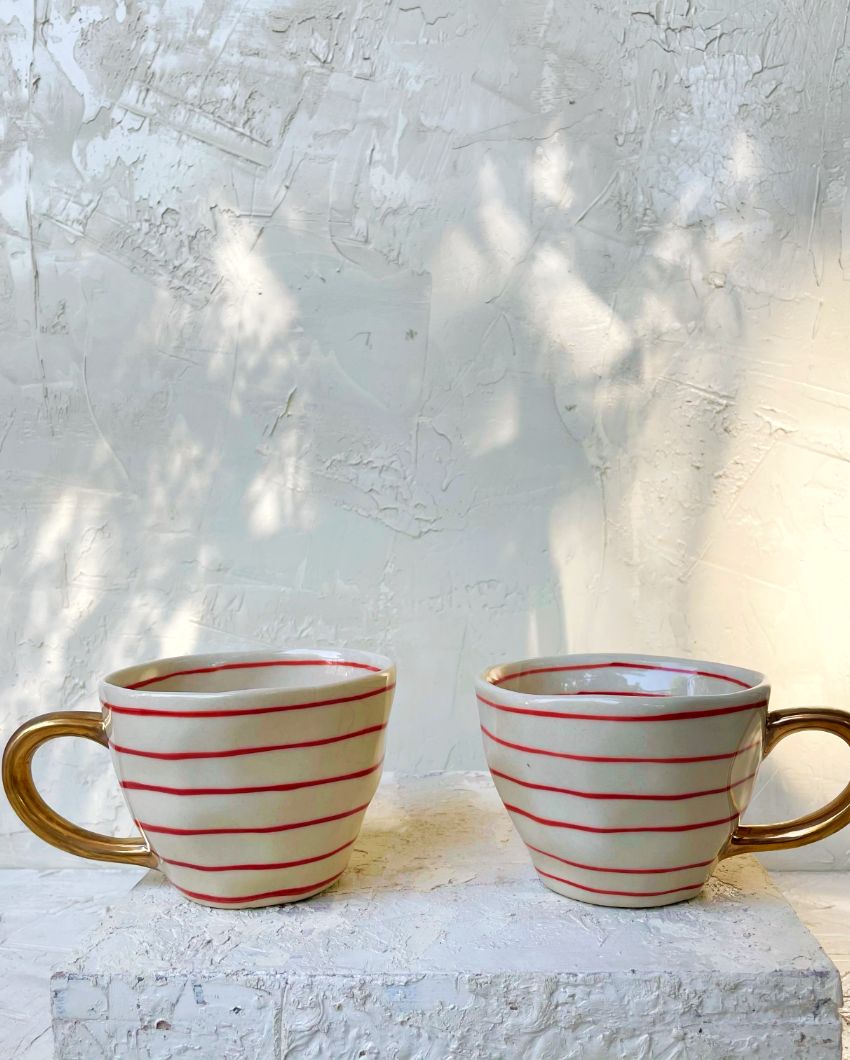 Waldo Ceramic Cups | Set Of 4
