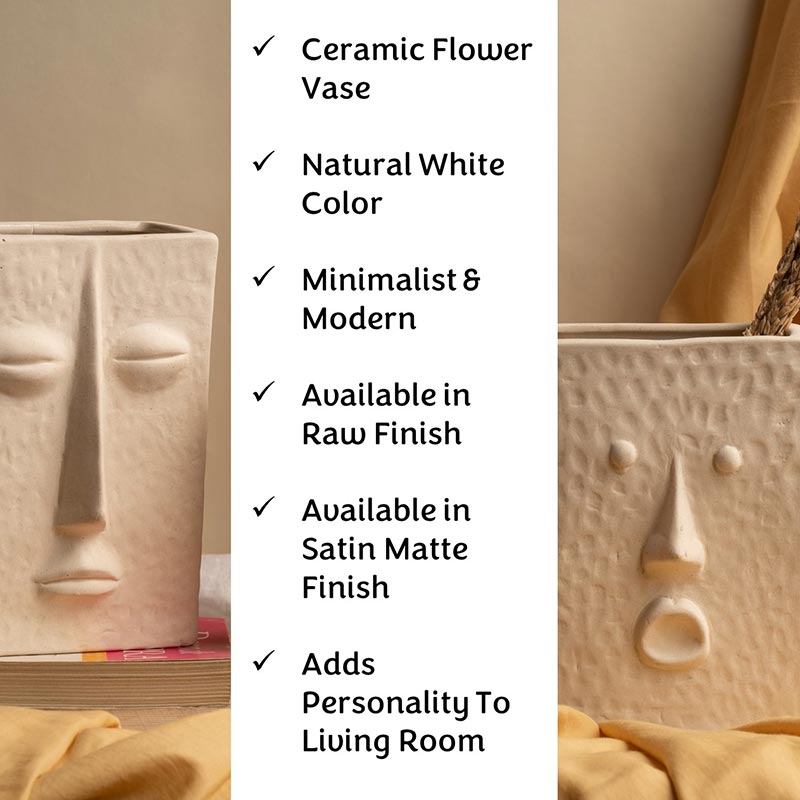Zen Face Vase and Jaw Dropper Face Vase  | Set of 2 Default Title