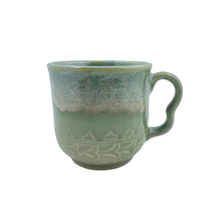 Melting Green Mug  | 220 ml | Set of 2 Default Title