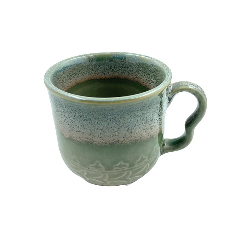 Melting Green Mug  | 220 ml | Set of 2 Default Title