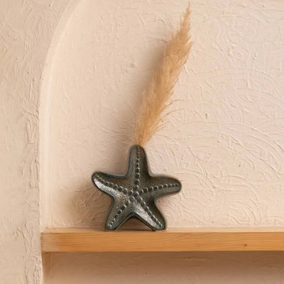 Starfish Ceramic Flower Vase | 8 Inch Default Title