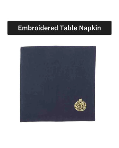 Regal Pomegranate Cotton Slub Napkins Set Of 4