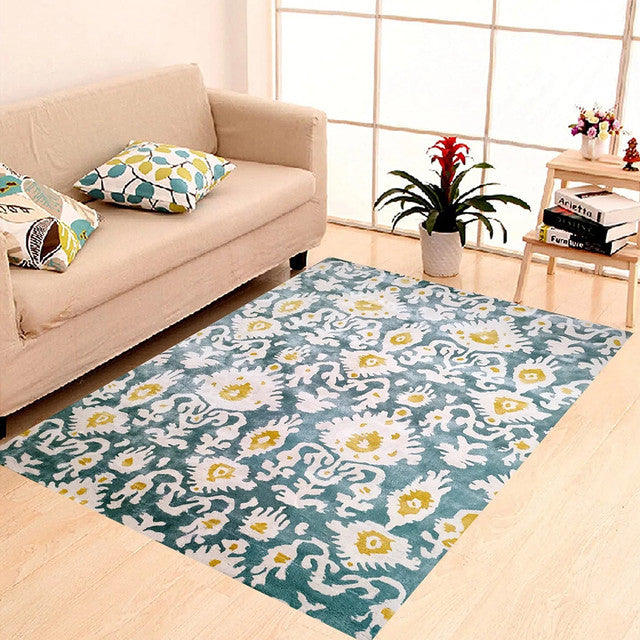 Ikkat Viscose Rug | 8 x 5 Feet