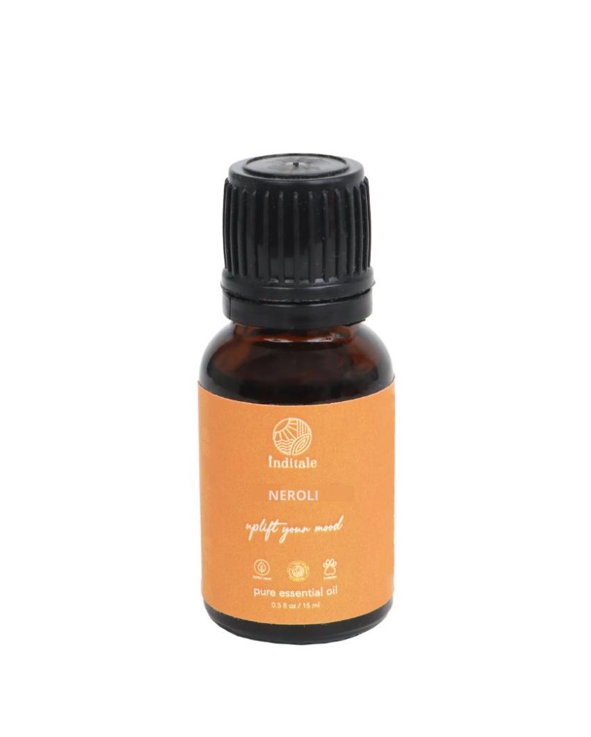 Inditale Neroli Essential Oil (15ml) | Luxurious Citrus-Floral Calm for Relaxation & Elegance