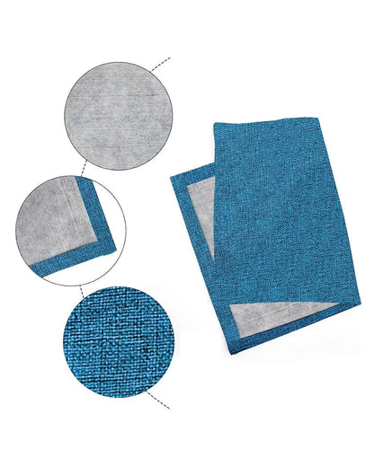 Classy Design Jute Dining Table Mats | Multiple Colors | Set Of 8 | 18 x 12 Inches