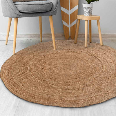 Cleo Round Jute Rug | Multiple Sizes