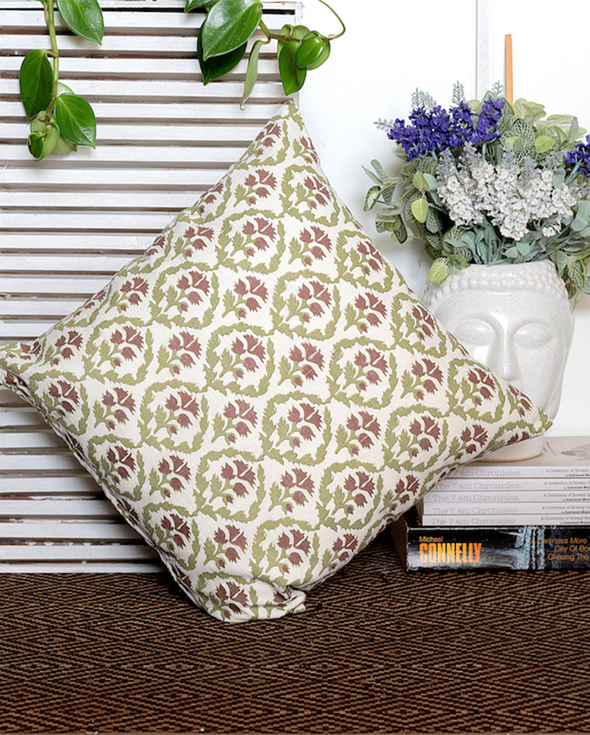 Jaal Cotton Cushion Covers | Jaal | Set of 2 | 16x16 inches