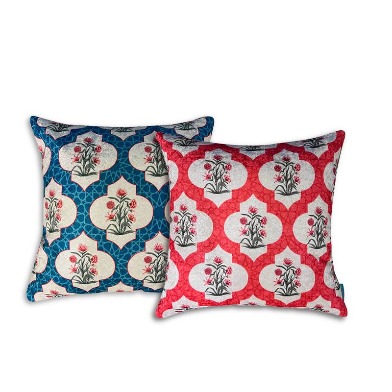 Angelica Cushion Covers | Set of 2 | 16X16 Inches Default Title